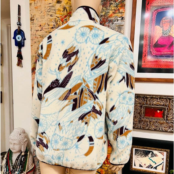 PATAGONIA SYNCHILLA Sweater Pullover Unisex Size M Snaps Closure Long Sleeves - Picture 8 of 15